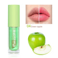 Conjunto de 6 gloss labiais que mudam de cor, hidratante com aroma frutado.