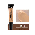 Corretivo tamanho 8 com base líquida hidratante corretiva flexível para cobrir olheiras e manchas de acne.