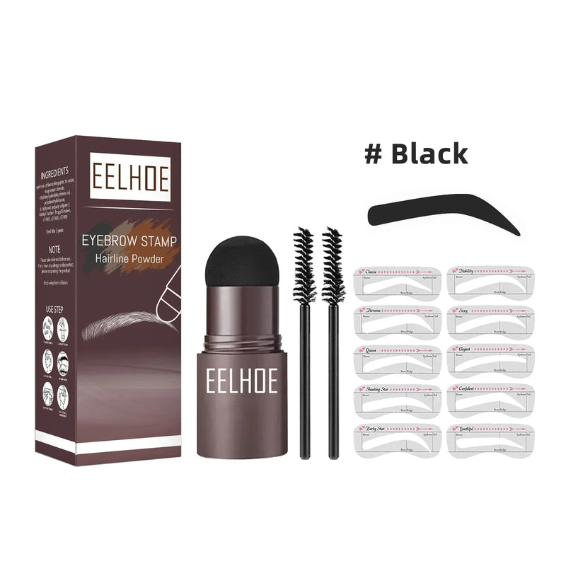 kit de estêncil para pó de sobrancelha de longa duração