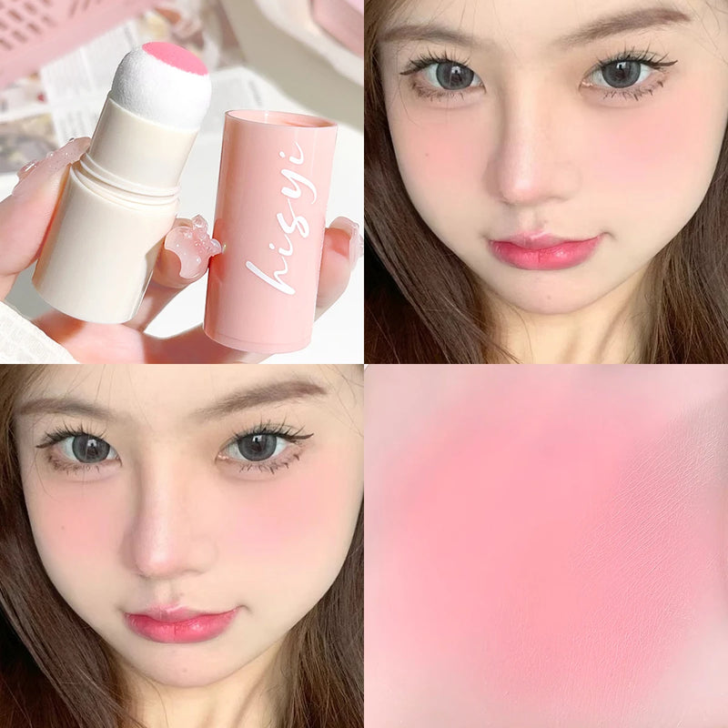 Blush Stick - Energético e saltitante, iluminador, uso duplo para lábios e bochechas