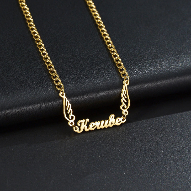 Colares com nome personalizado Aço inoxidável personalizado