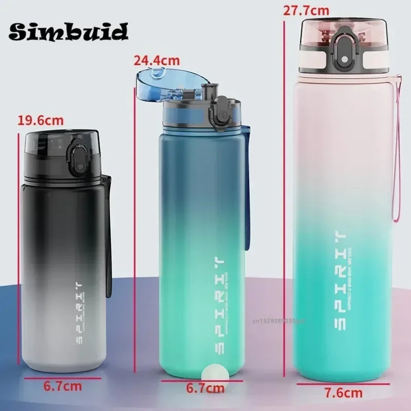 Garrafa de água de 1 litro/500ml/650ml Garrafa esportiva