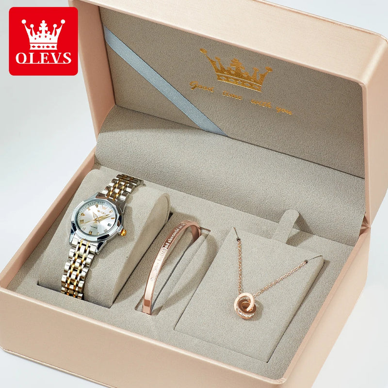Relógio de quartzo de luxo para mulheres