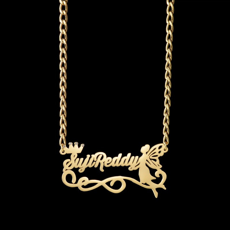 Colares com nome personalizado Aço inoxidável personalizado
