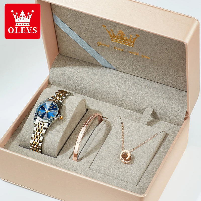 Relógio de quartzo de luxo para mulheres