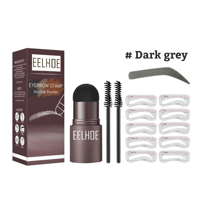 kit de estêncil para pó de sobrancelha de longa duração