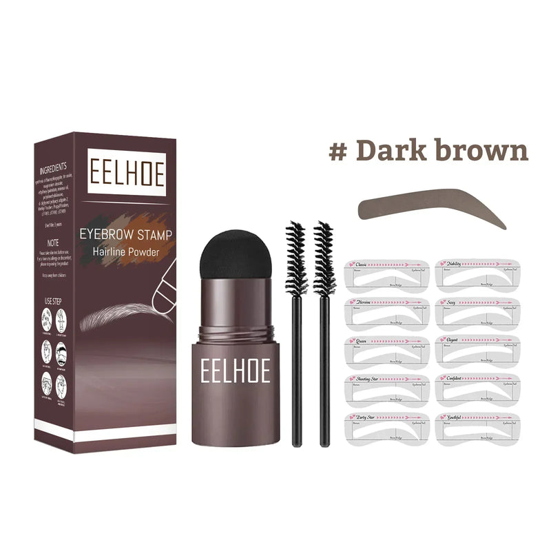 kit de estêncil para pó de sobrancelha de longa duração