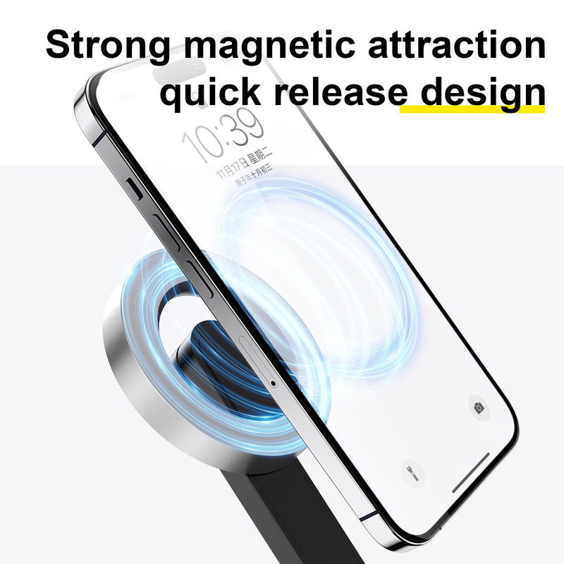 TELESIN  Tripé magnético para selfies com controle remoto para celular para iPhone, HUAWEI XIAOMI SAMSUNG