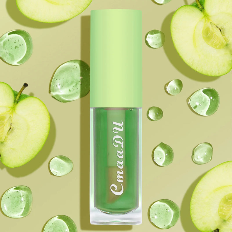 Conjunto de 6 gloss labiais que mudam de cor, hidratante com aroma frutado.