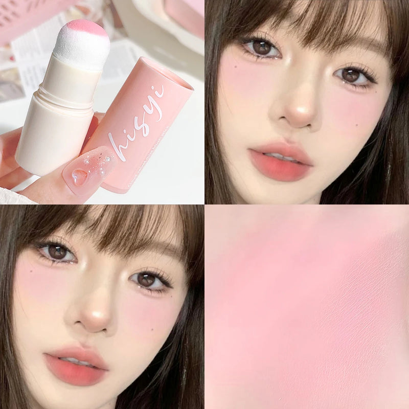 Blush Stick - Energético e saltitante, iluminador, uso duplo para lábios e bochechas