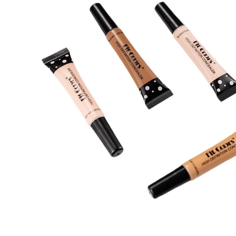 Corretivo tamanho 8 com base líquida hidratante corretiva flexível para cobrir olheiras e manchas de acne.